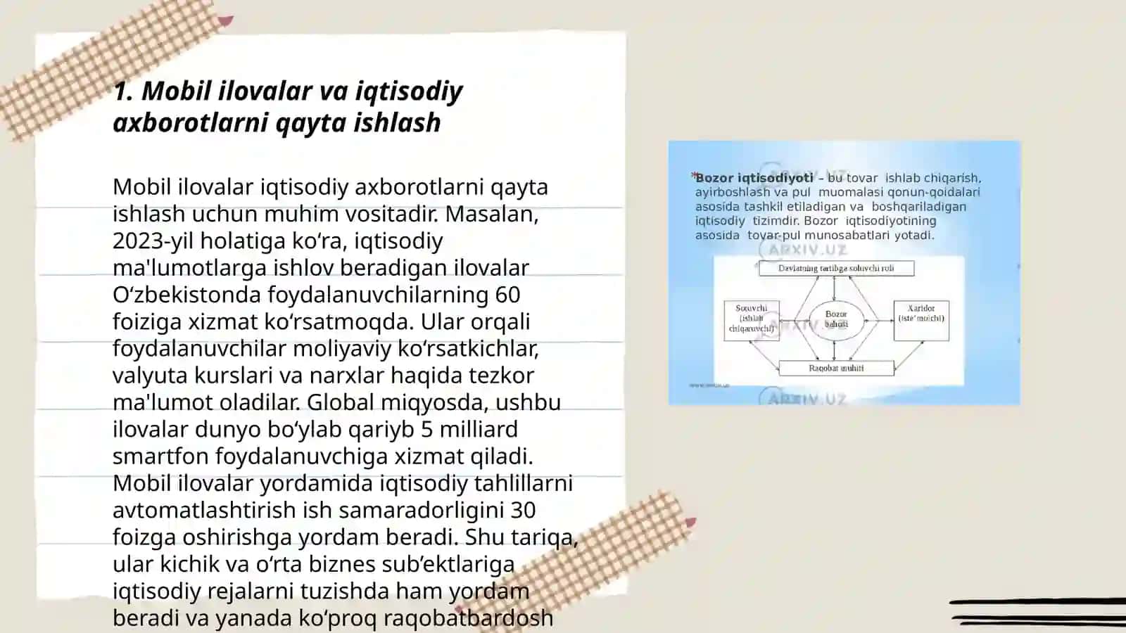 Iqtisodiy axborotlarni qayta ishlash jarayonida mobil ilovalardan foydalanish texnologiyalari 3