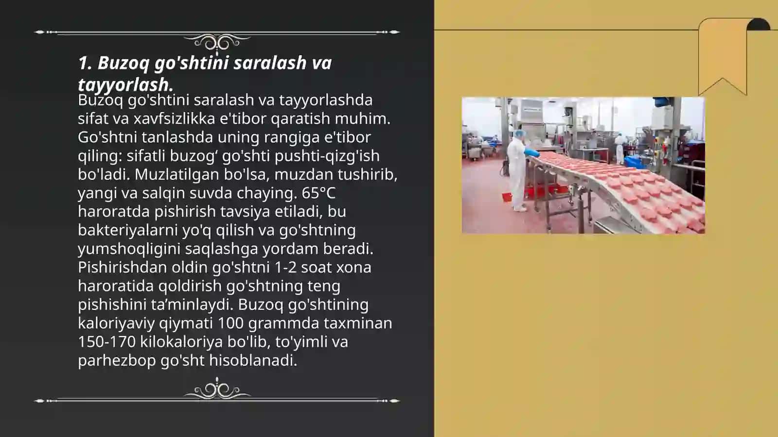Buzoq,choʻchqa va quyon goʻshtini qayta ishlash 3