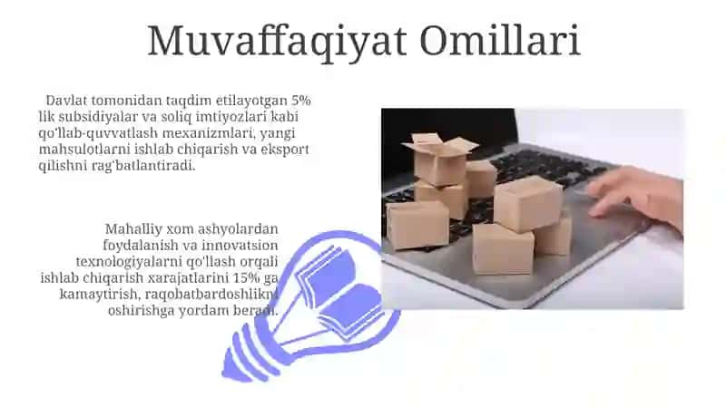 Yangi Ozbekiston raqobatdosh maxsulotlar goyasi 3