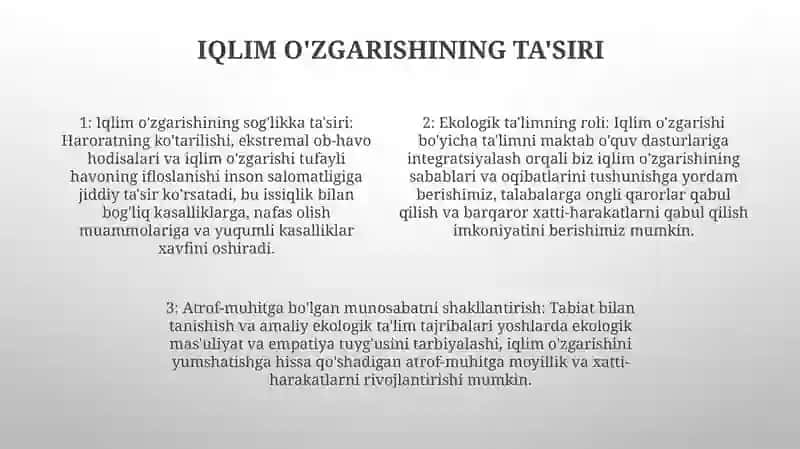 Shaxs Tarbiyasida Atrof-Muhitga BoʻLgan Ongli Munosabatni Shakllantirish 3