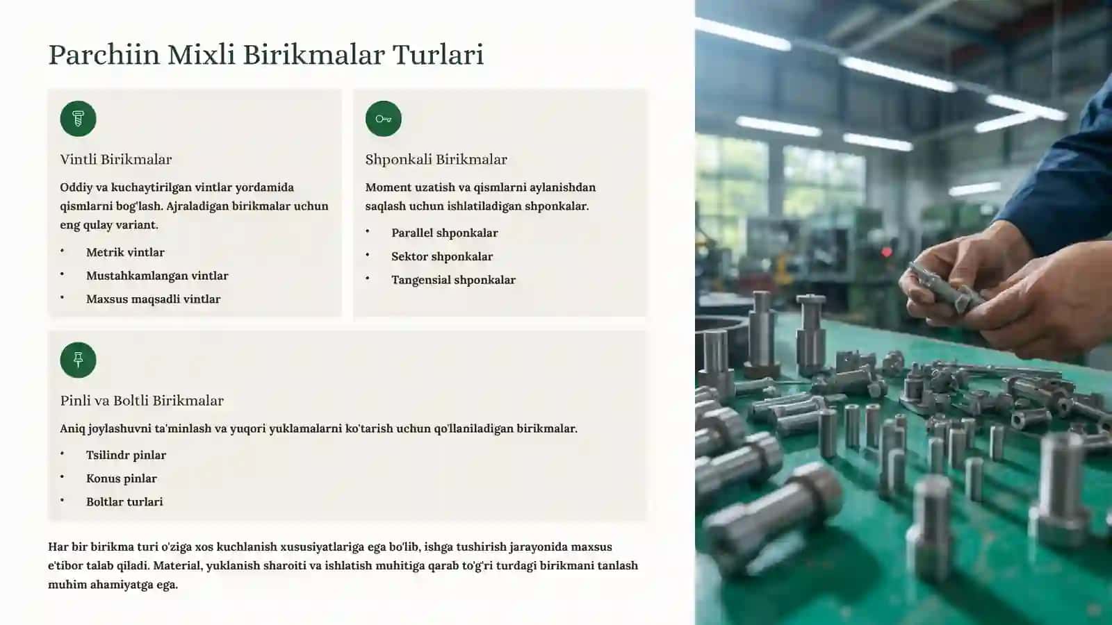 Parchiin Mixli Birikmalar va Ularni Turlari Kuchlantirishda Hisoblash 3