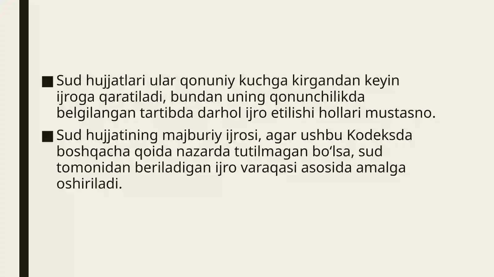Sud hujjatlarini ijro etish 3