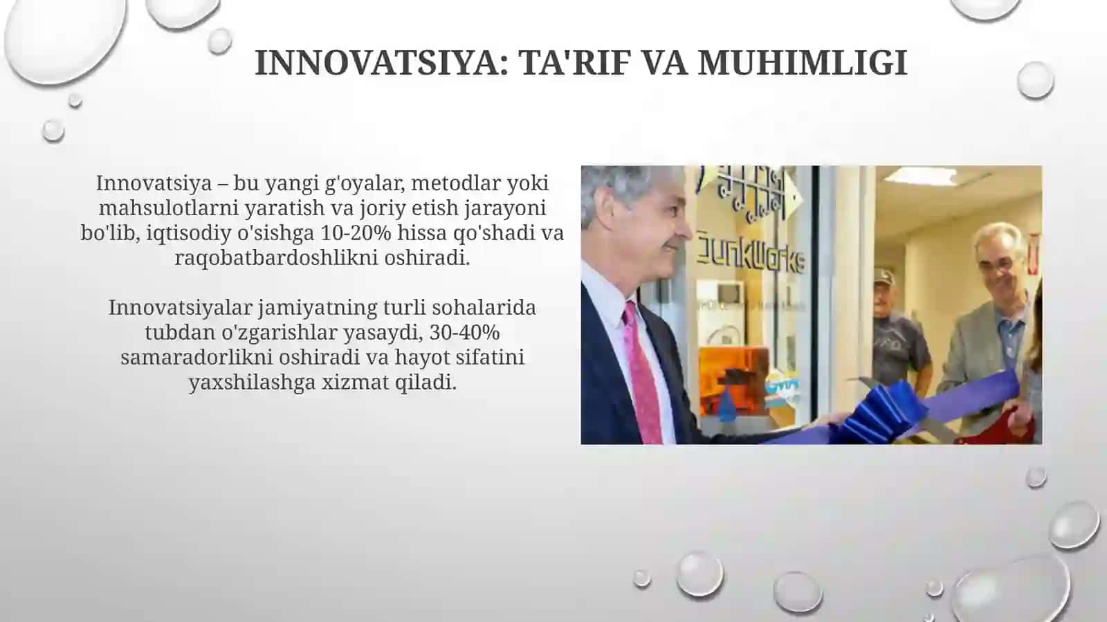 Innovatsiyalarga qaratilgan investitsiyalar 3