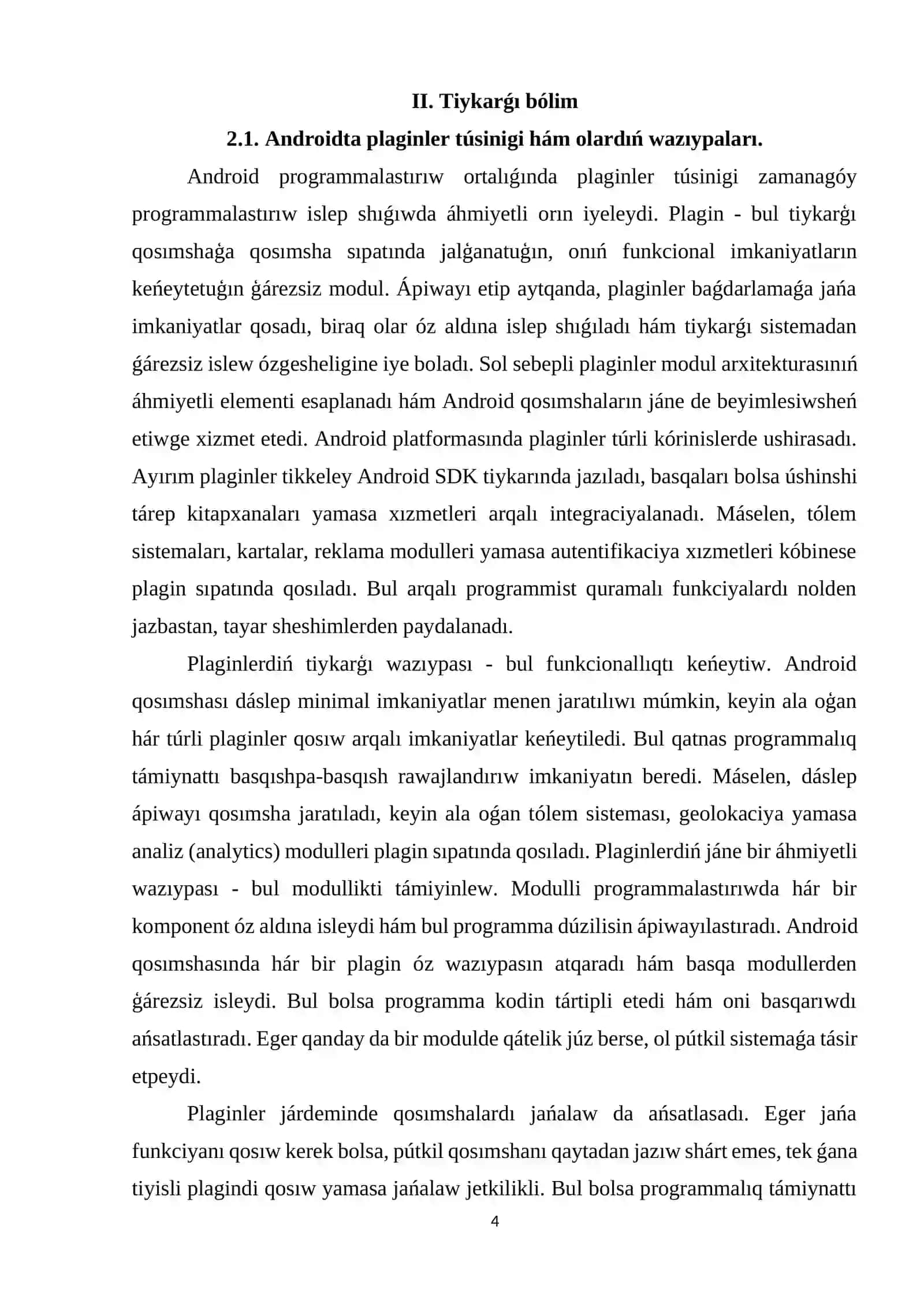 Androidta plaginler menen islew 3