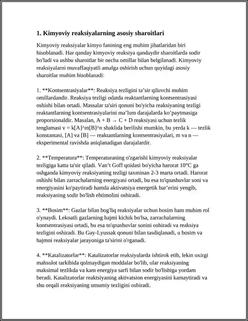 KIMYOVIY SHAROITNI BAHOLASH ASOSLARI VA UNGA TA'SIR QILUVCHI TASHQI OMILLAR 3
