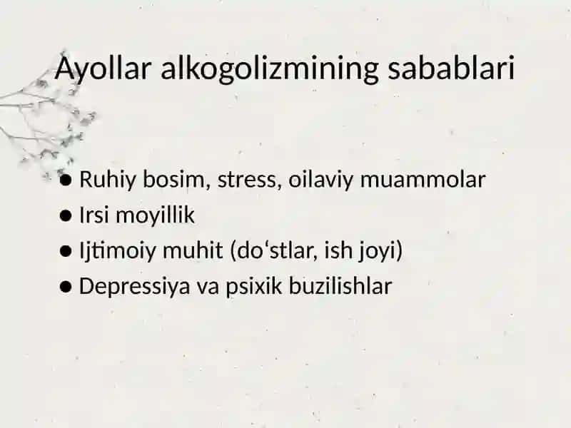 Ayollar alkogolizmi 3