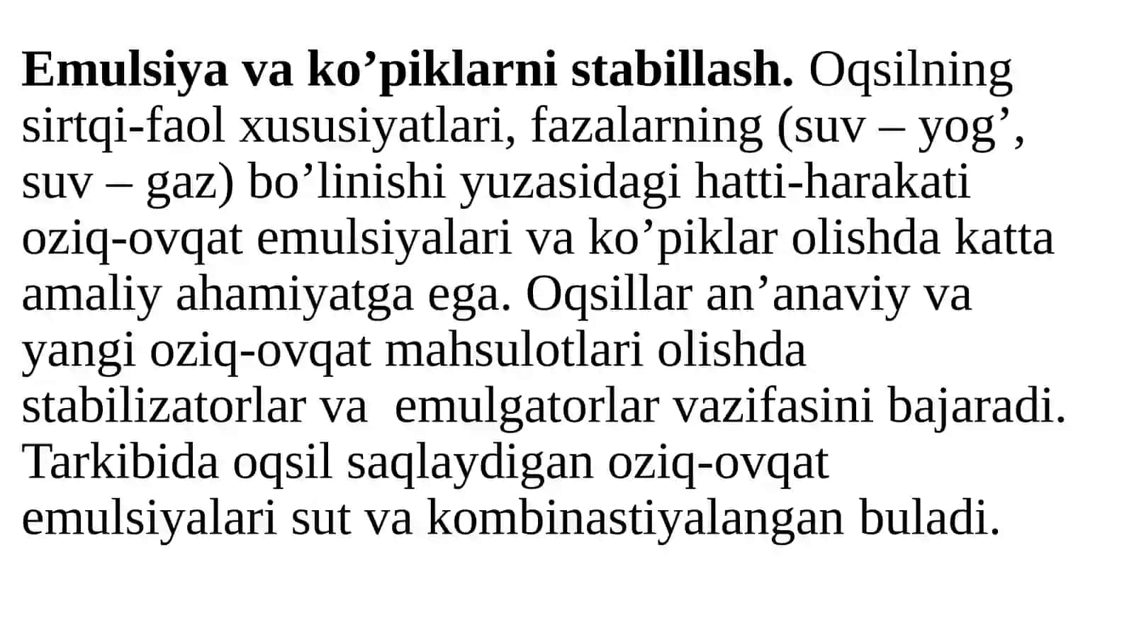 Oziq ovqat mahsulotlari tarkibidagi oqsillarning turlari 3