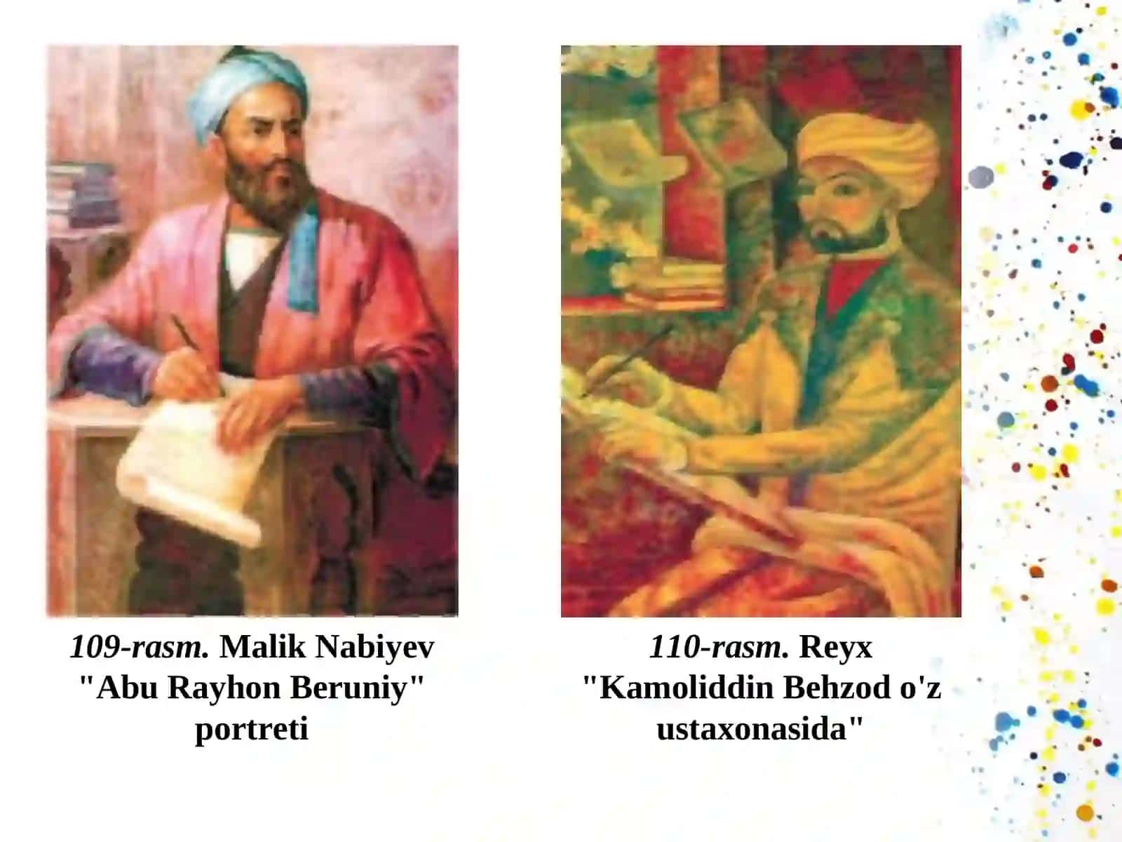 6-sinf tasviriy san’at darsligi asosida 22-23-mavzu: Tarixiy portret ishlash 3