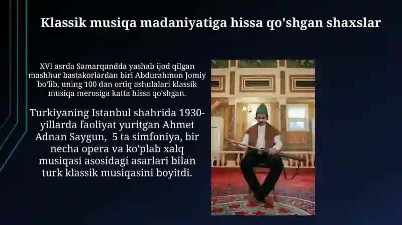Turk va azaribayjon mumtoz musiqasi 3