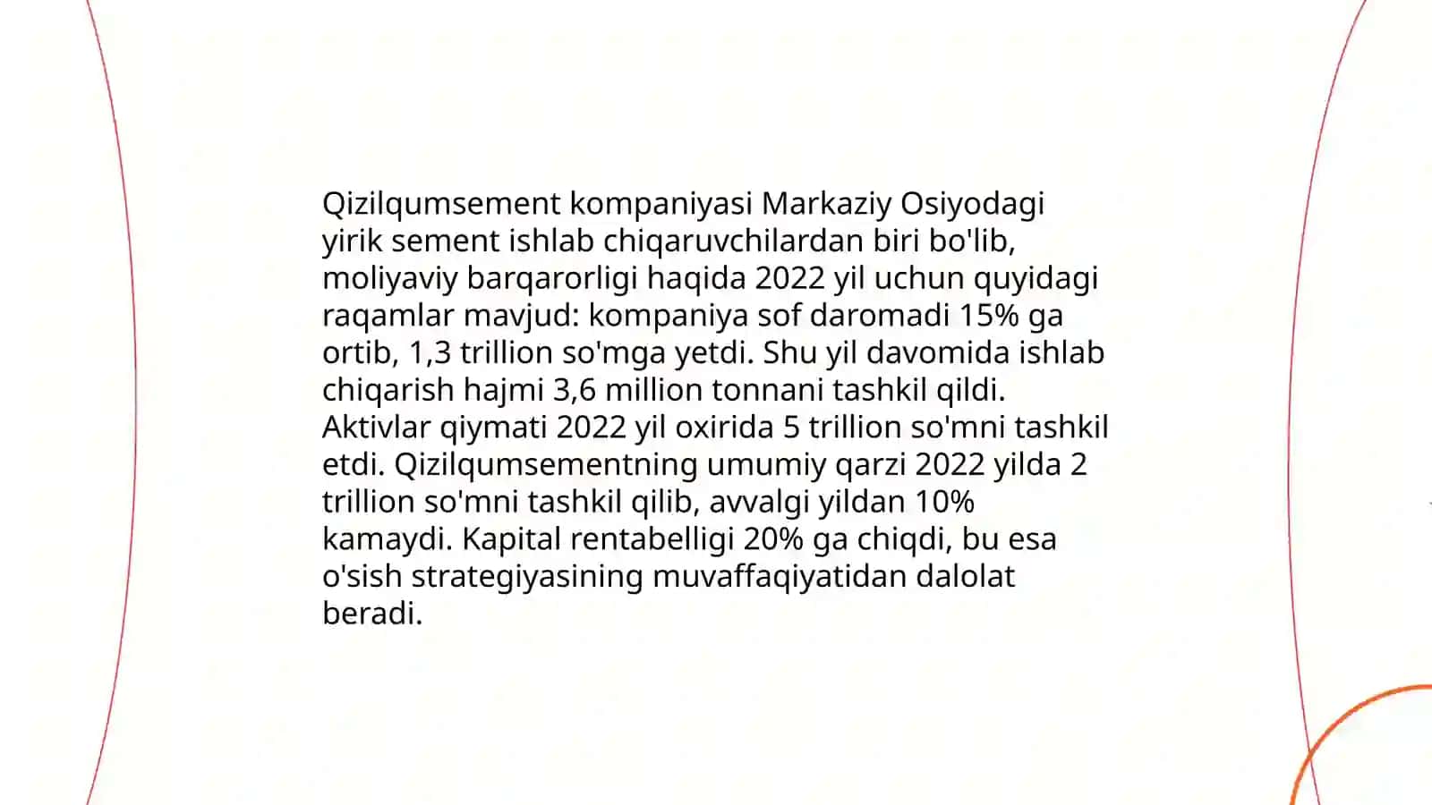 Qizilqumsement aJ moliyaviy ko'rsatkichi 3