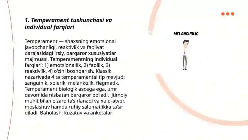Temperamentning individual farqlari 3