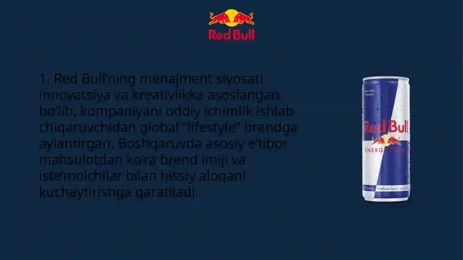 Red Bull’ning umumiy boshqaruv modeli 3