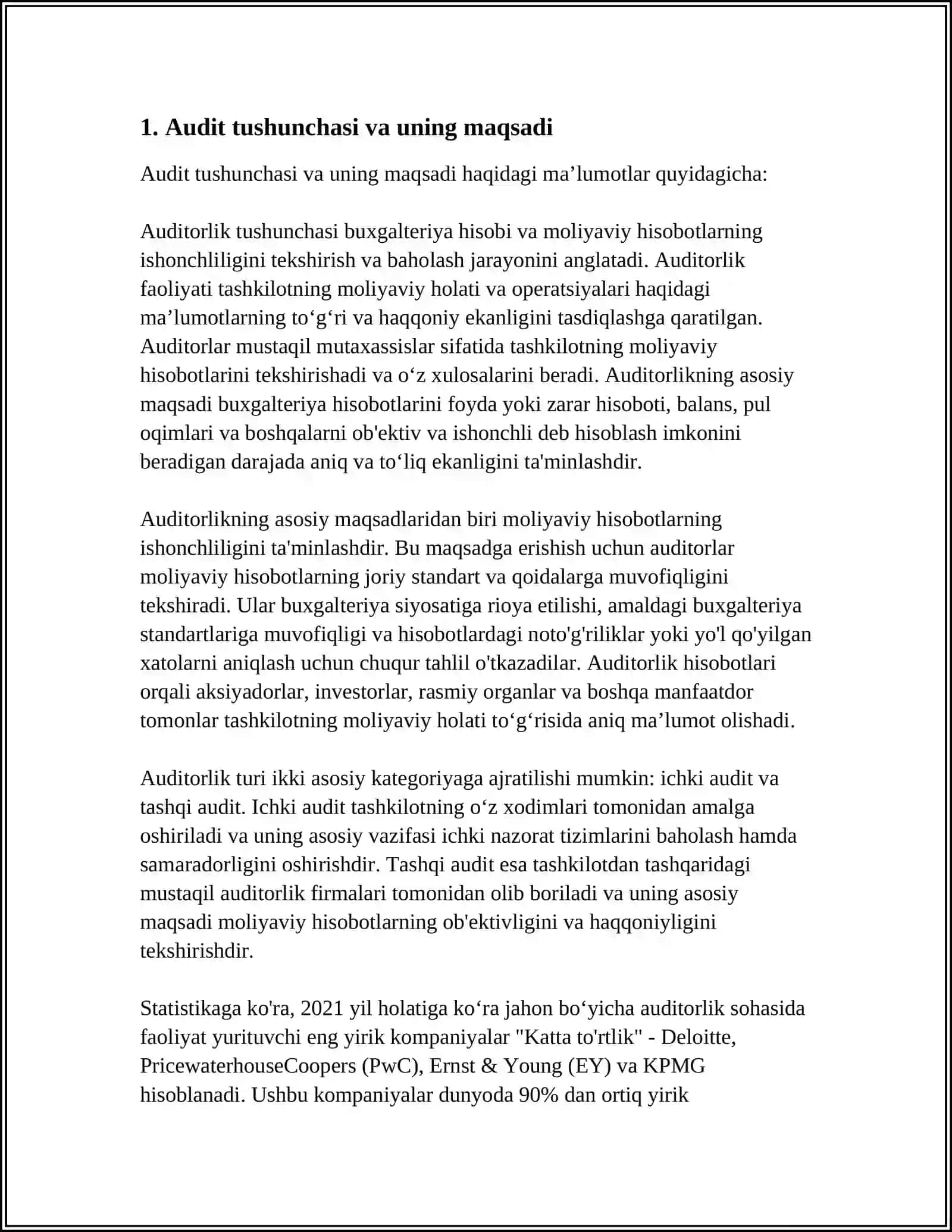 AUDIT VOSITALARI VA UNI UTKAZISH 3