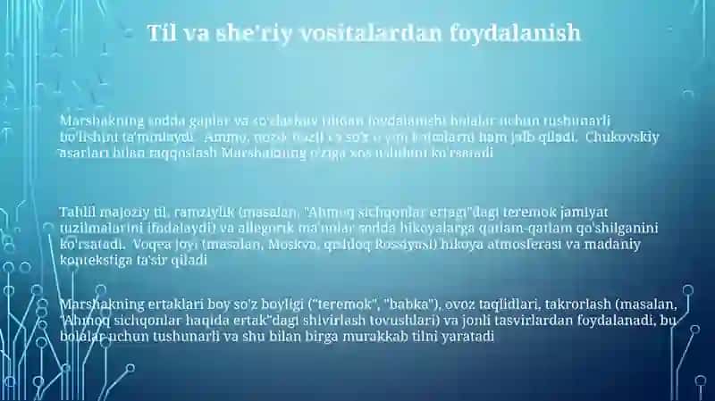 Samuil Marshak sheriyat taklari tahlili 3