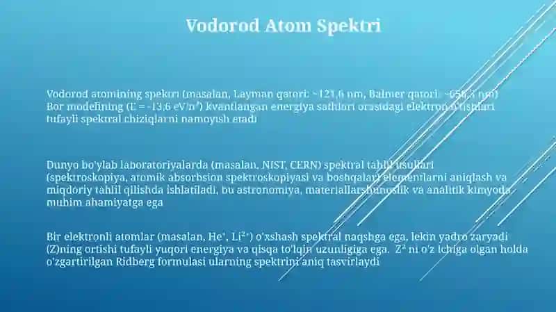 Bir elektronli atomlar 3