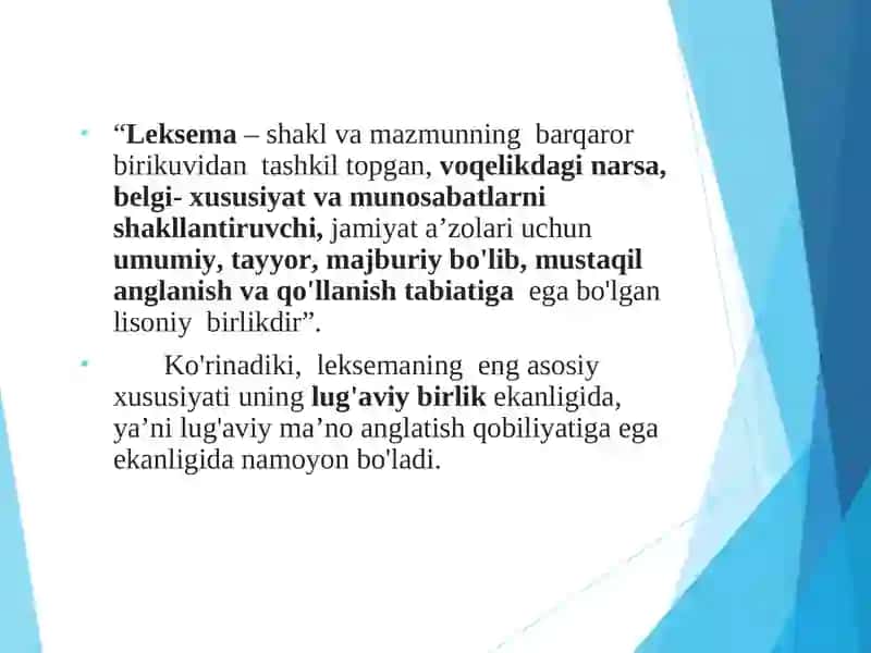 Til va nutq birliklari. Lеksеmаning sеmаnik tаrkibi. Lеksik mа’nоning tаrаqqiyot   yo‘llаri 3
