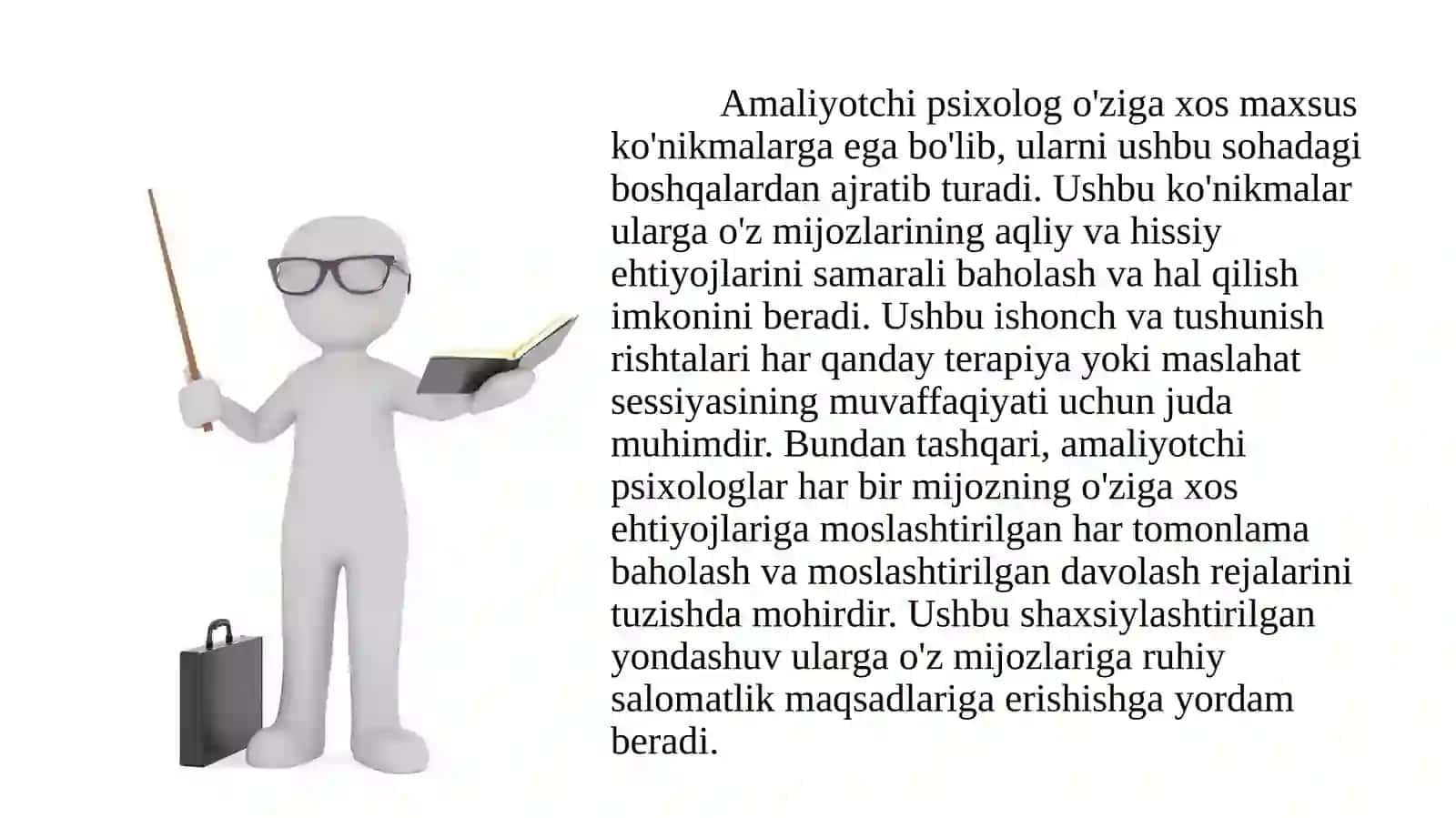 Amaliyotchi psixologning maxsus qobiliyatlari 3