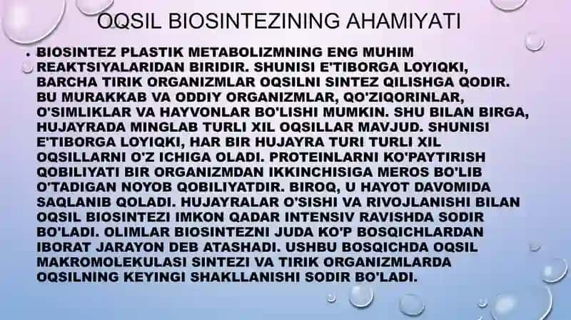 Oqsil biosintezi ingibitorlari (dori vositalari, preparatlar va bakterial toksinlar) 3