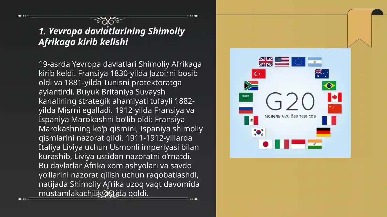 19-asrlarda Shimoliy Afrikada Yevropa davlatlarining mustamlakachlik siyosati 3