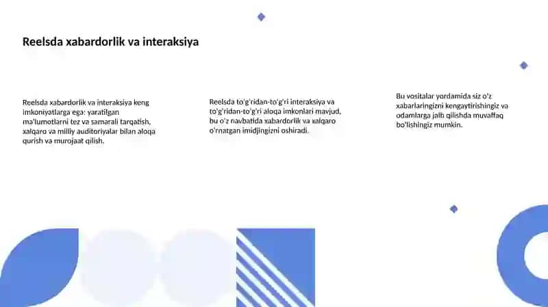 Shaxsiy brendni rivojlantirish: Reels va ijtimoiy tarmoqlar 3
