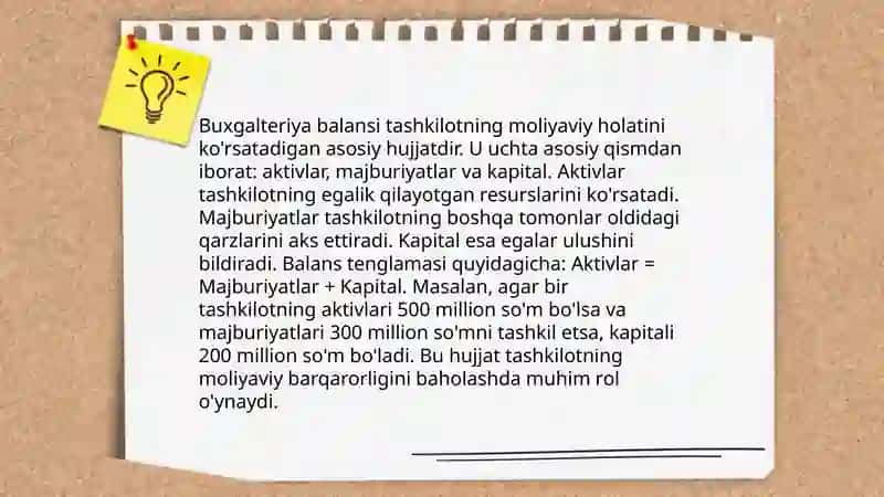 Buxgalteriya balansi 3