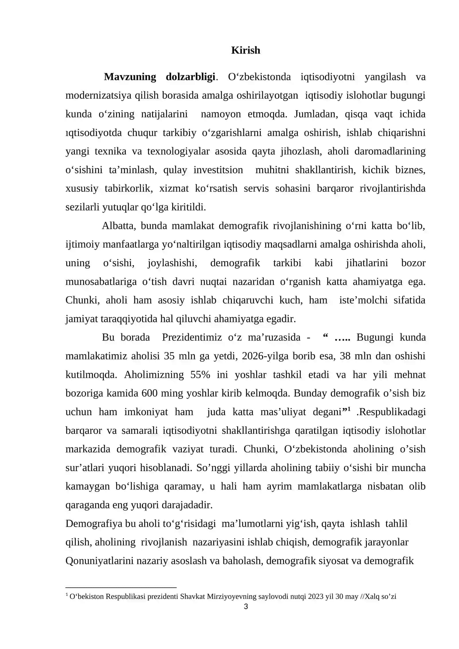 O‘ZBEKISTONDA DEMOGRAFIK RIVOJLANISHNING MINTAQAVIY XUSUSIYATLARI 3