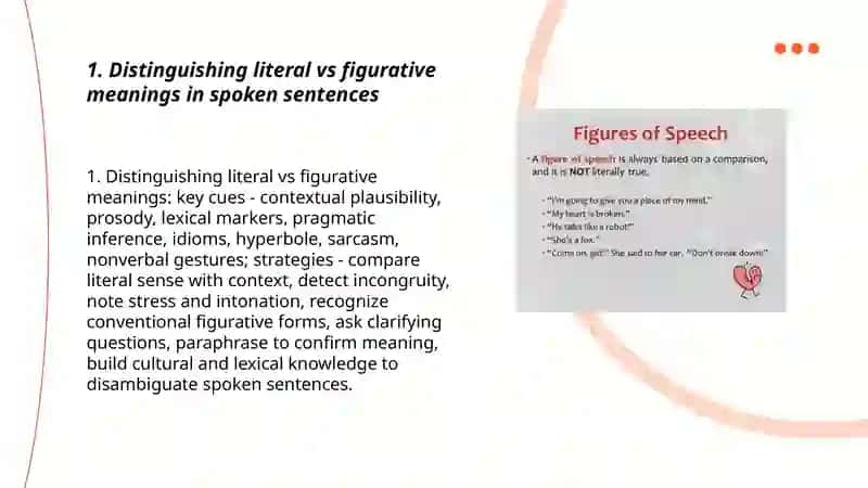 Distinguishing literal vs figurative meanings in spoken sentences 3