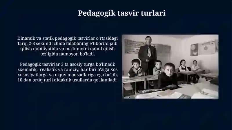 Pedagogik Tasvirning Turlari va Usullari 3