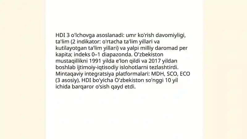 Ijtimoiy Himoya Tizimlarini Baholovchi Xalqaro Reytinglar va O'zbekiston 3