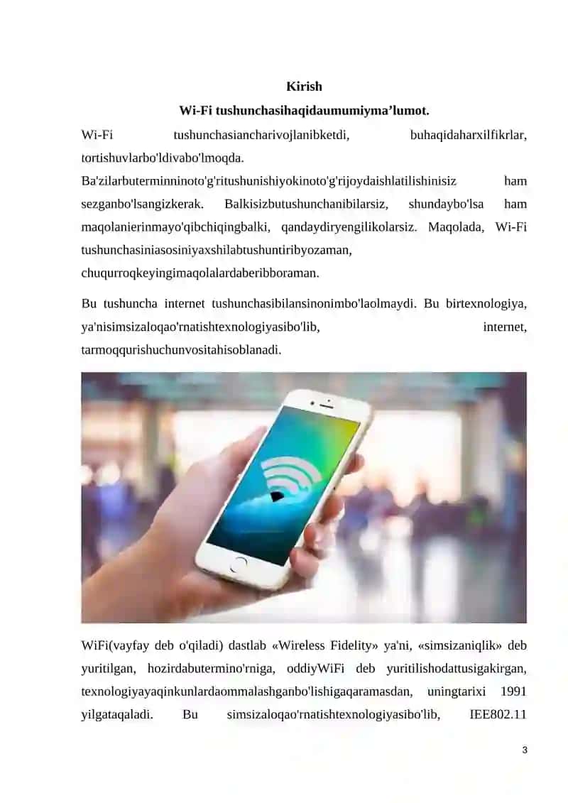 Wifi turlari va vazifalari 3