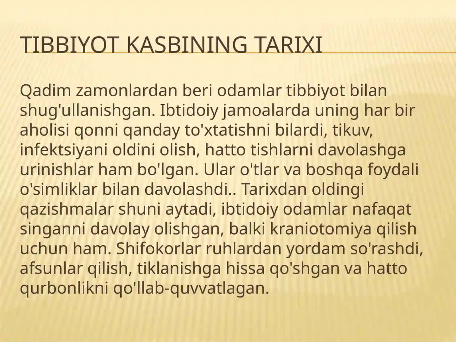 Shifokor kasbi haqida 3