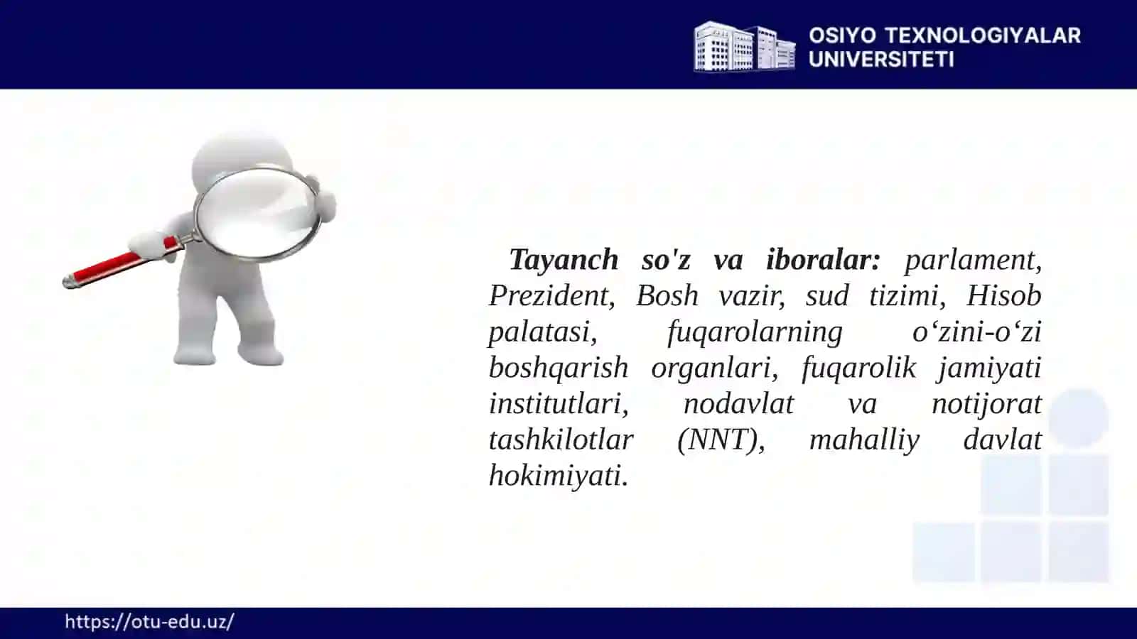 KONSTITUTSIYADA DAVLAT HOKIMIYATI VA BOSHQARUVI TIZIMIGA OID MUHIM DEMOKRATIK O‘ZGARISHLAR 3