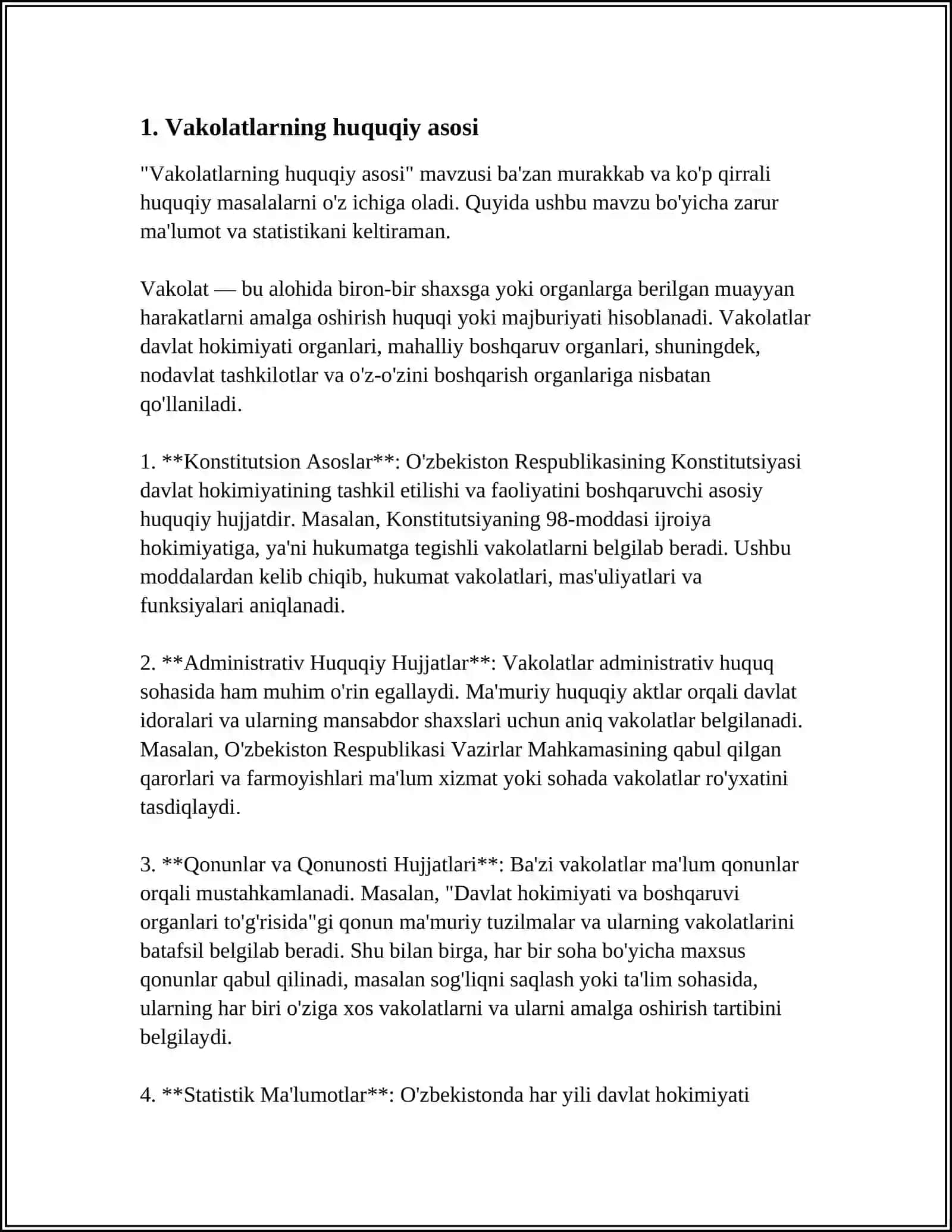 MUSTAQIL ISH Mavzu: VAKOLATLARNI TOPSHIRISH: TUSHUNCHASI, MAQSADLARI 3