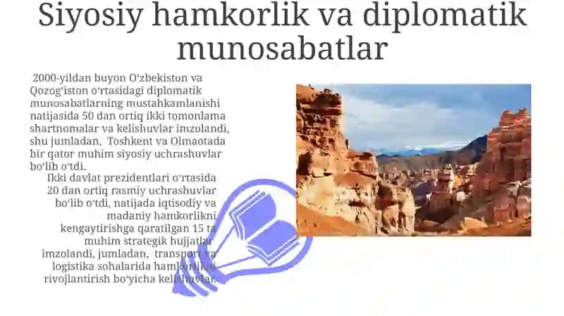 Oʻzbekiston va Qozogʻiston hamkorligi 3