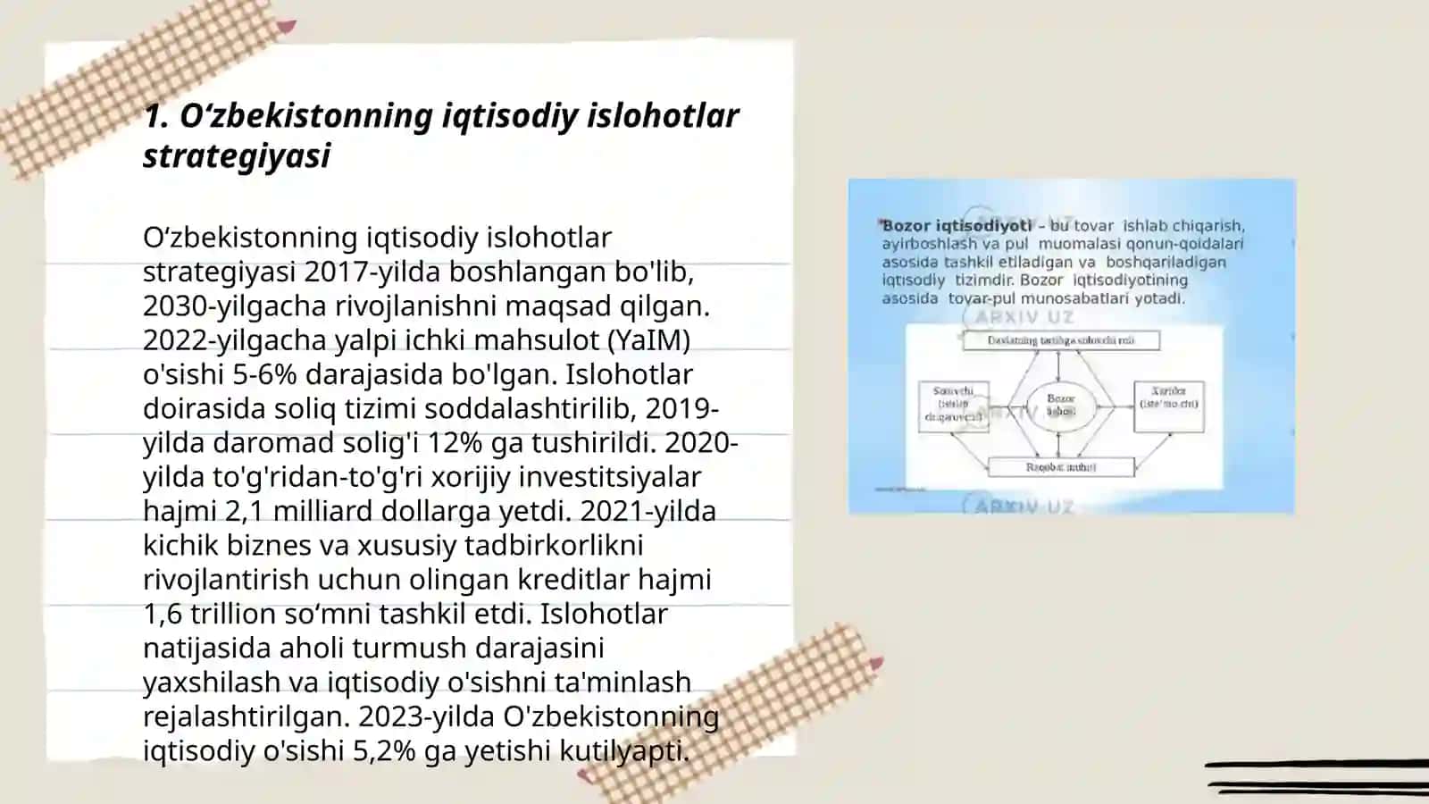 Oʻzbekiston respublikasidagi maʼmuriy buyruqbozlik tizimidan bozor munosabatlariga ôtish davri kontseptsiyasi, hozirgi zamon iqtisodiy taʼlimotlari 3