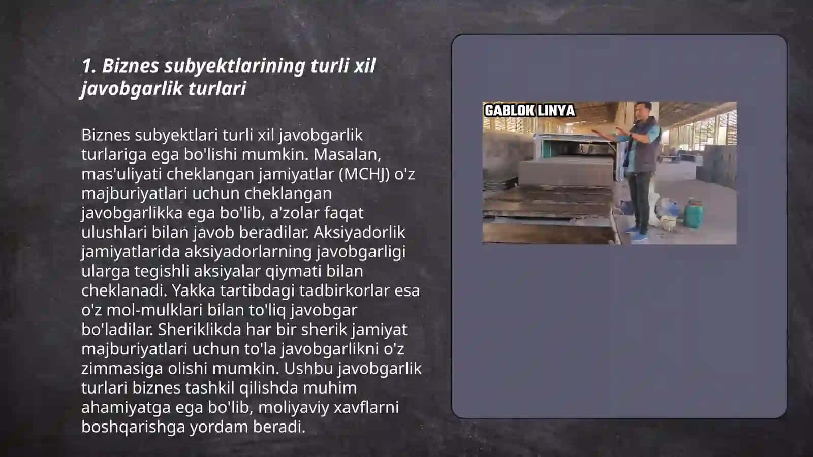 Biznes subyektlarining javobgarligi 3