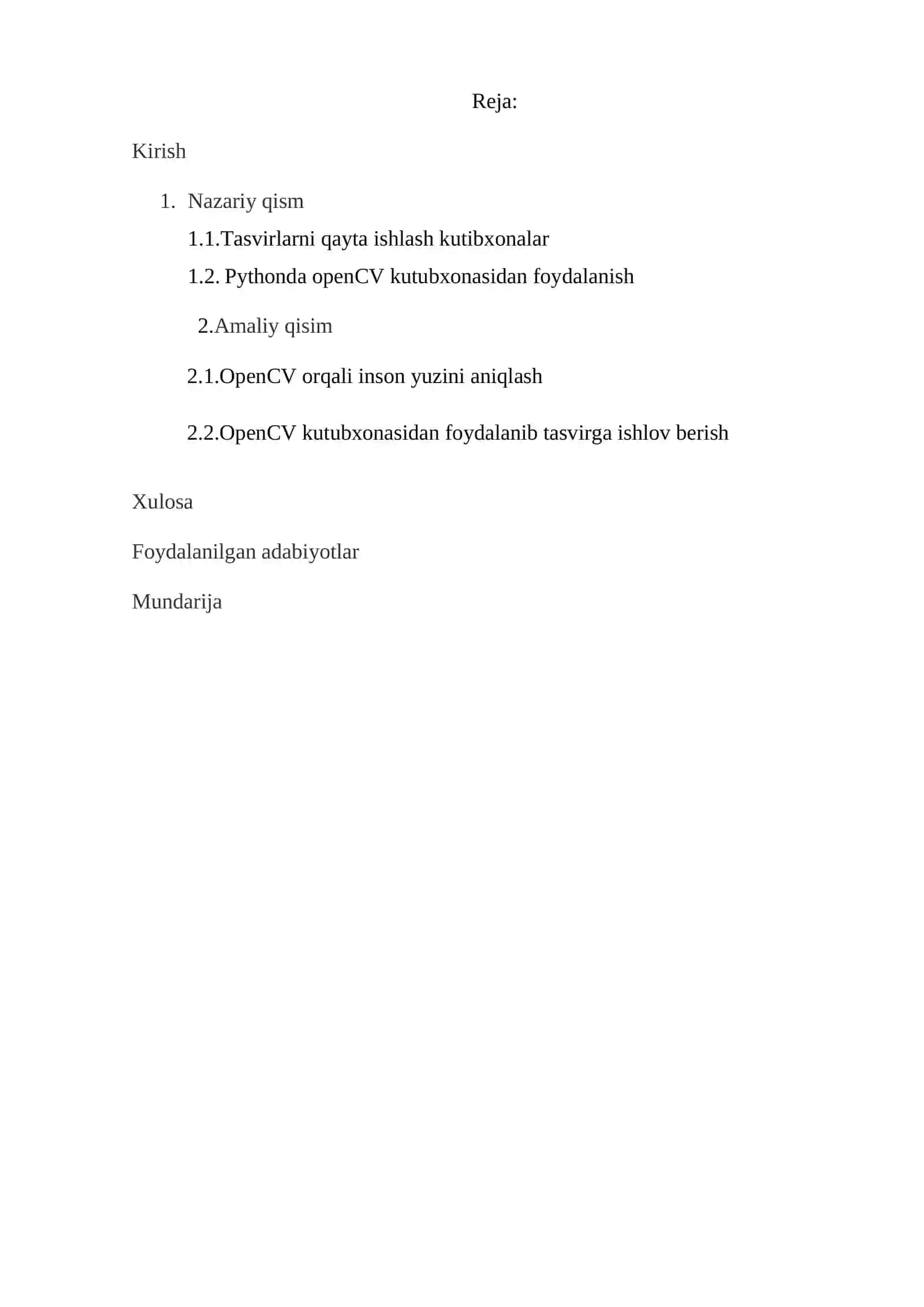 Pythonda openCV kutubxonasidan foydalanish 3