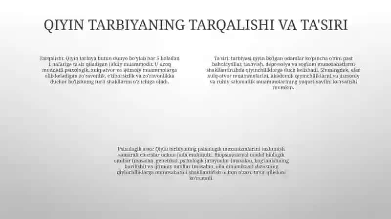 Qiyin O'Quvchilar Bilan Ishlash Psixologik Asoslari 3