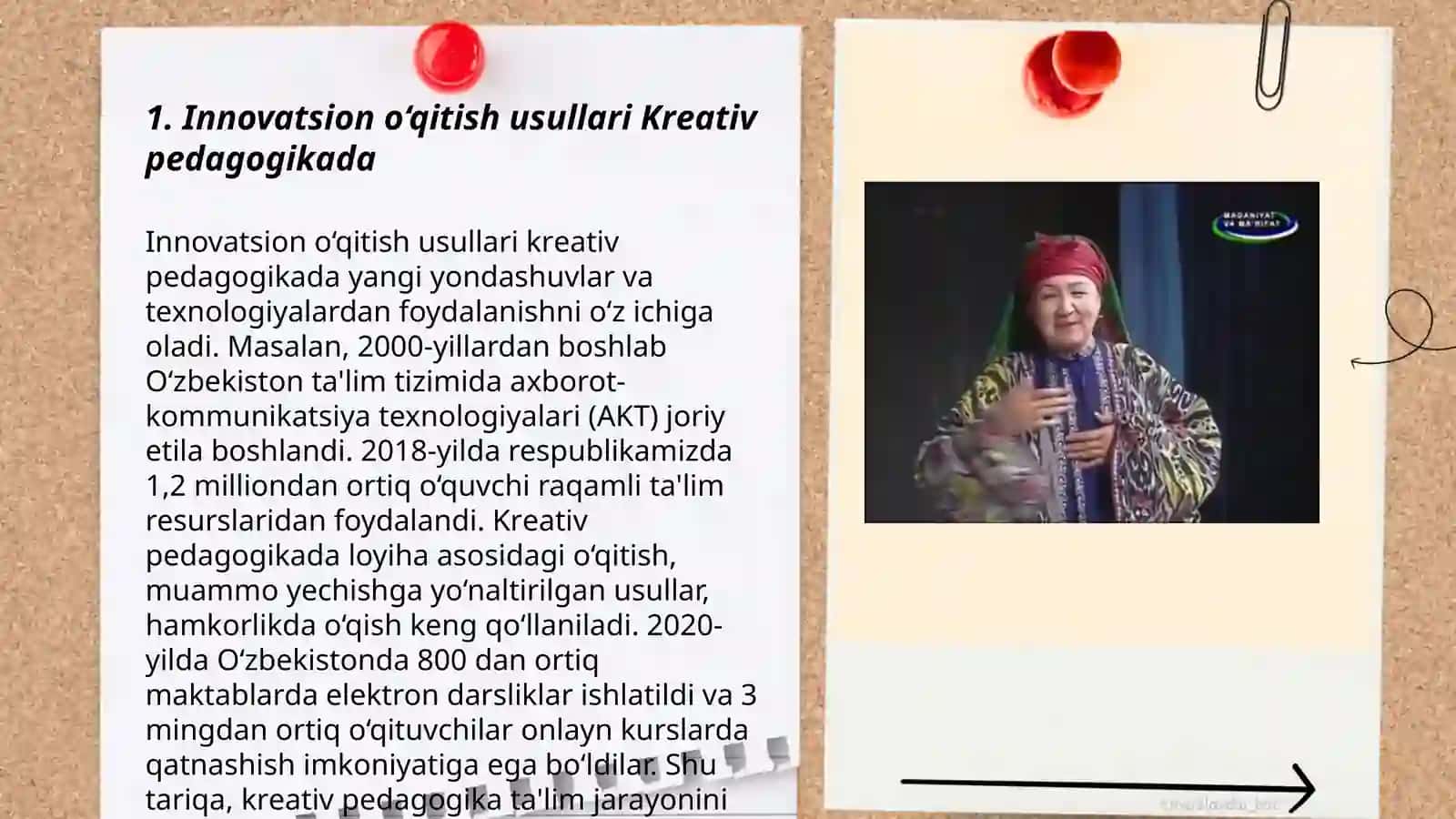Kriativ pegdagogika faning o'qitish metodlari 3