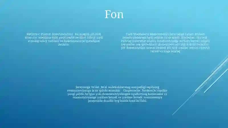 Turli Moddalarni Renaturatsiya Jarayoniga Ta' Siri 3