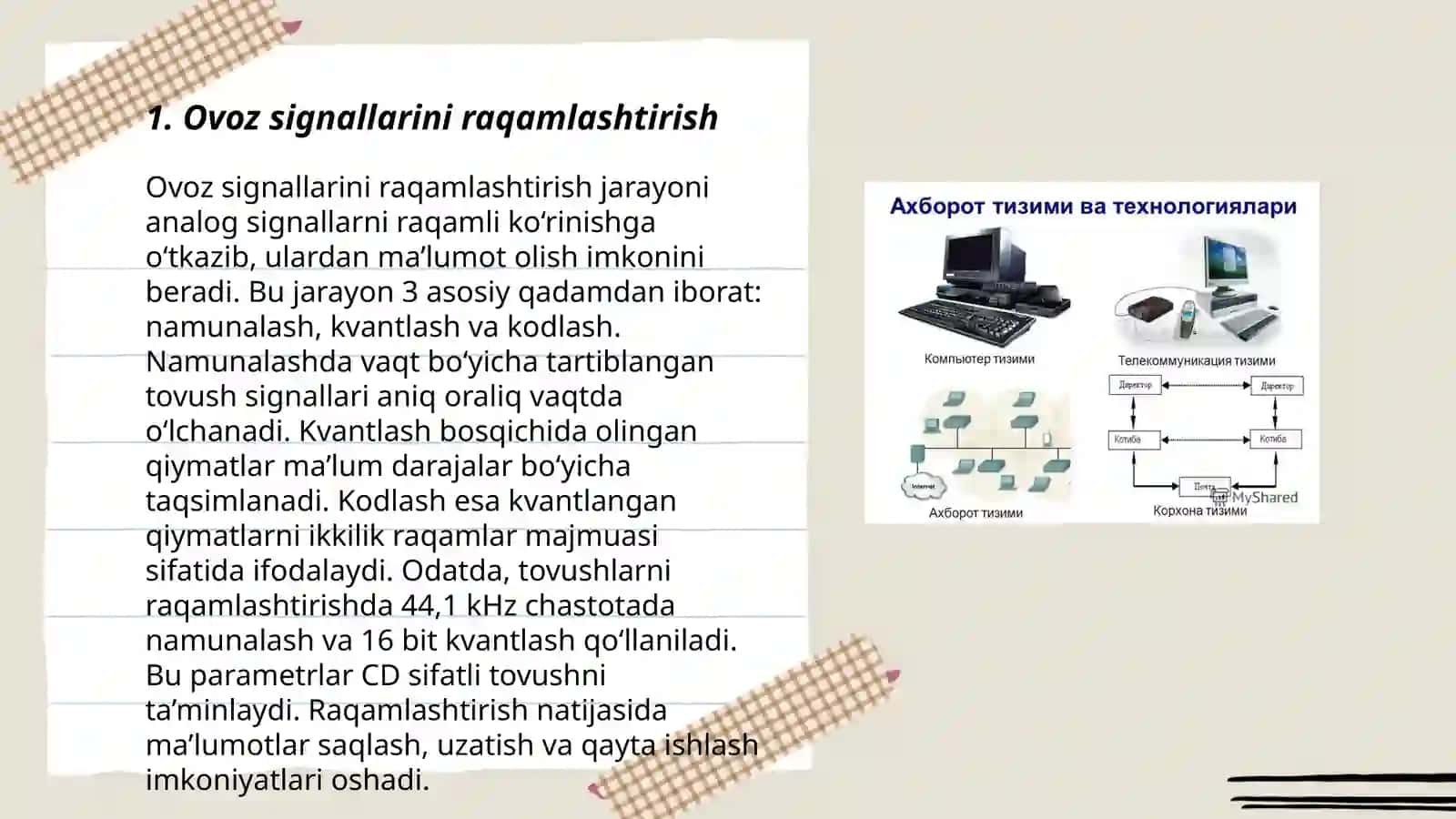 Ovozli axborotlarni qayta ishlash 3