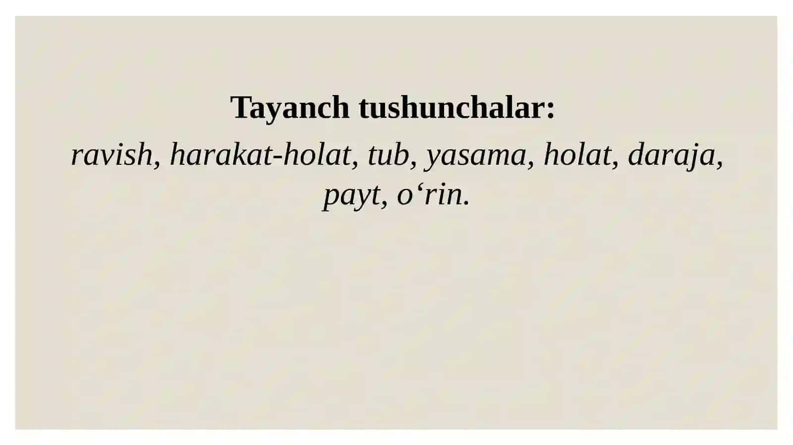 RAVISH SO‘Z TURKUMI VA UNING LEKSIK-GRAMMATIK XUSUSIYATLARI 3