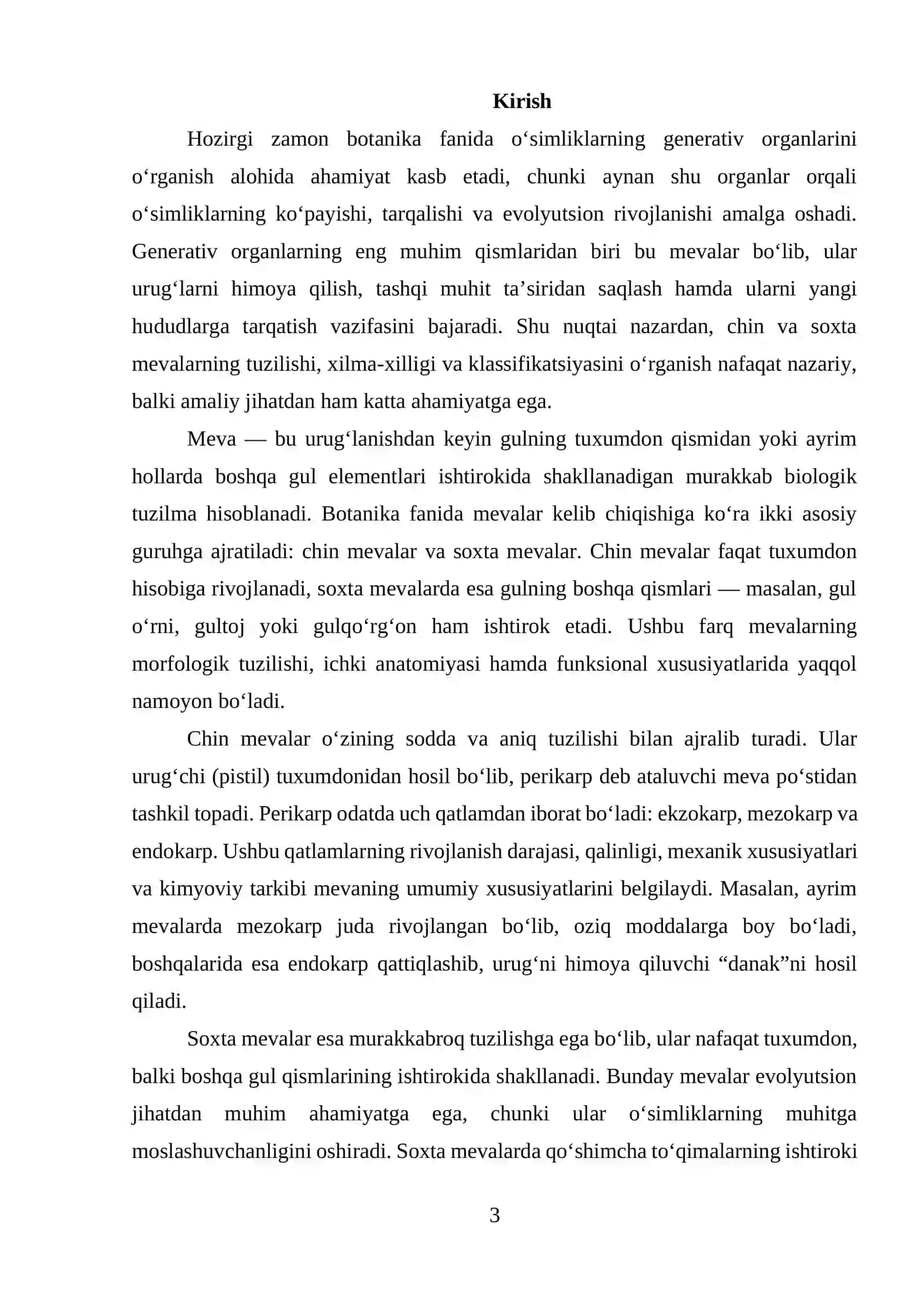 Chin va soxta mevalarning tuzilishi, xilma-xilligi, klassifikatsiyasi 3