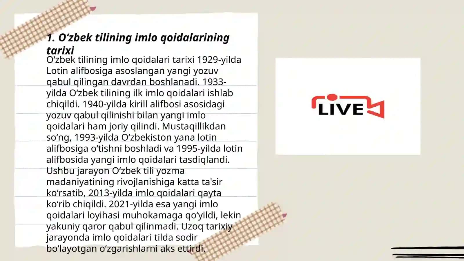 O'zbek tilining imlo qoidalari va soha egalarining savodxonligi 3