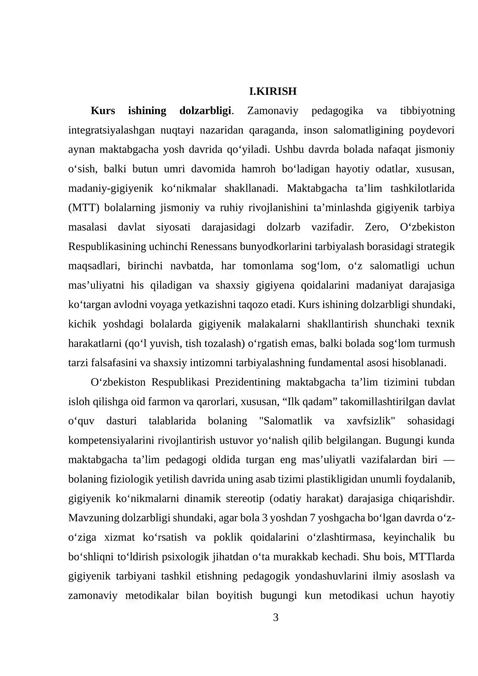 BOLALARDA GIGIYENIK KO'NIKMALARNI TARBIYALASHDA  PEDAGOGIK YONDASHUVLAR 3