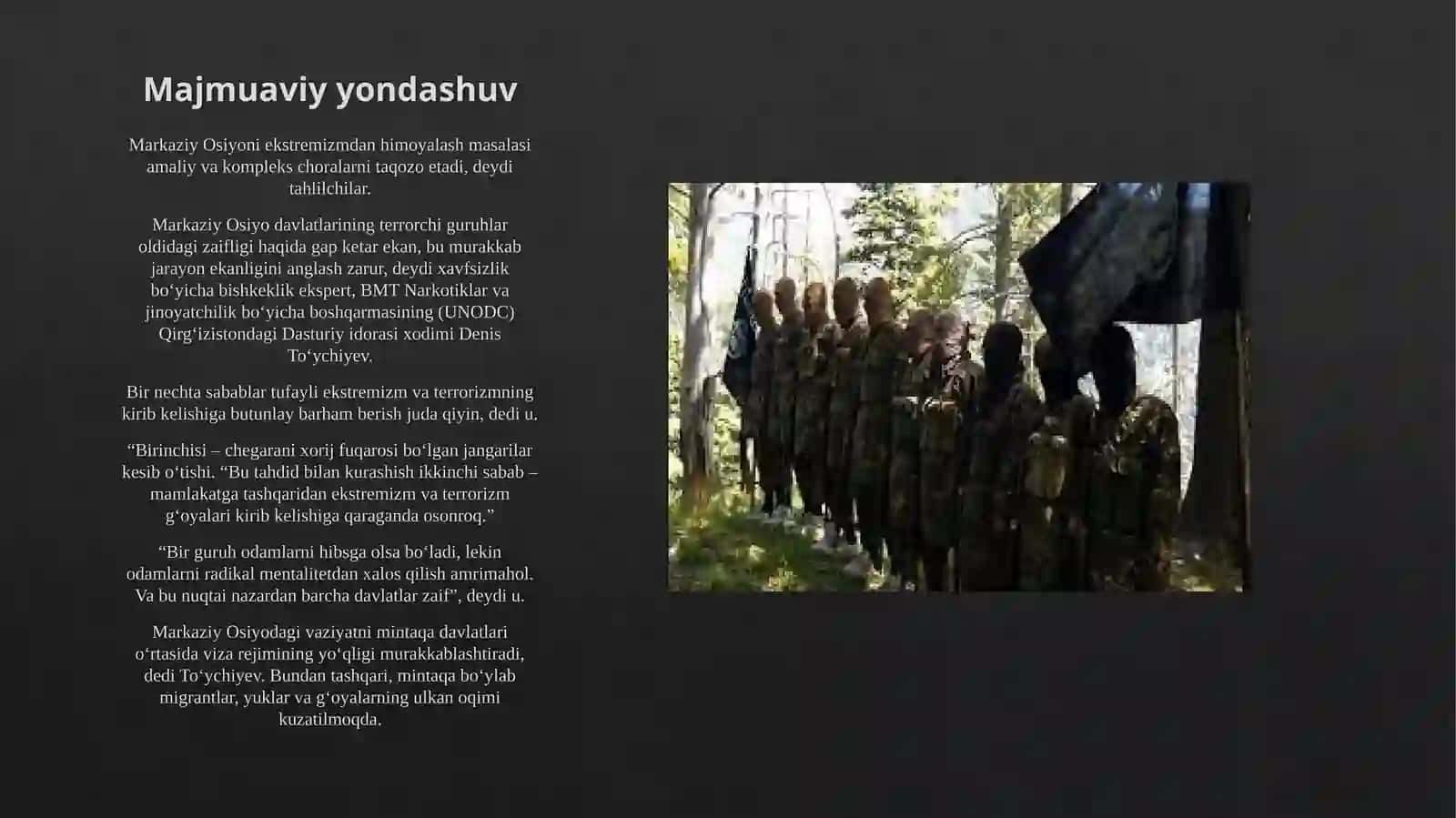 Markaziy Osiyoda terrorizmga qarshi kurash masalalar 3