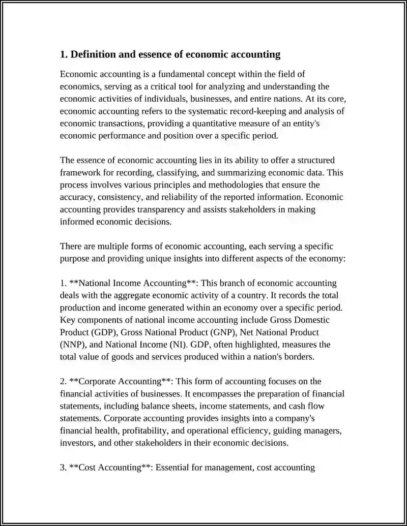 THE ESSENCE AND TYPES OF ECONOMIC ACCOUNTING 3