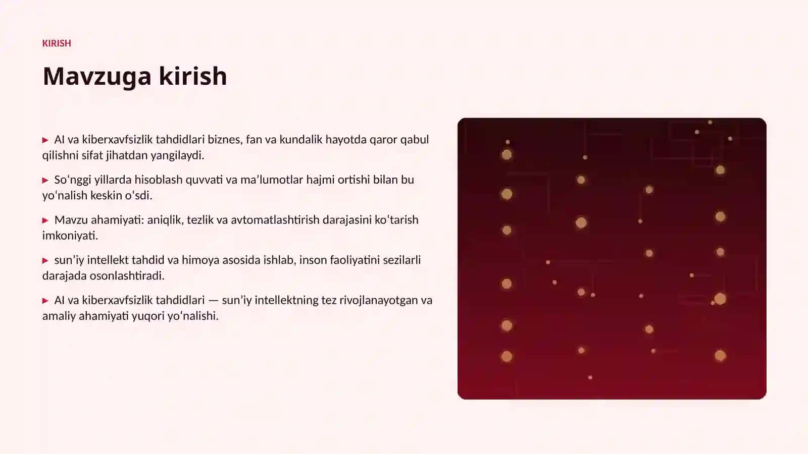 SUNʼIY INTELLEKT • PROFESSIONAL TAQDIMOT 3