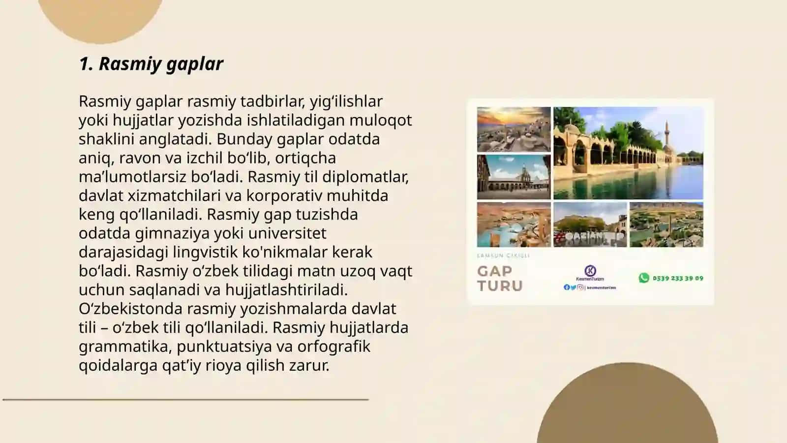 Rasmiy gaplar 3