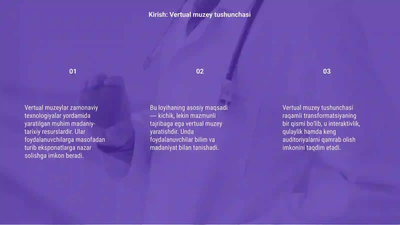 Kichik vertual muzey loyihasi 3